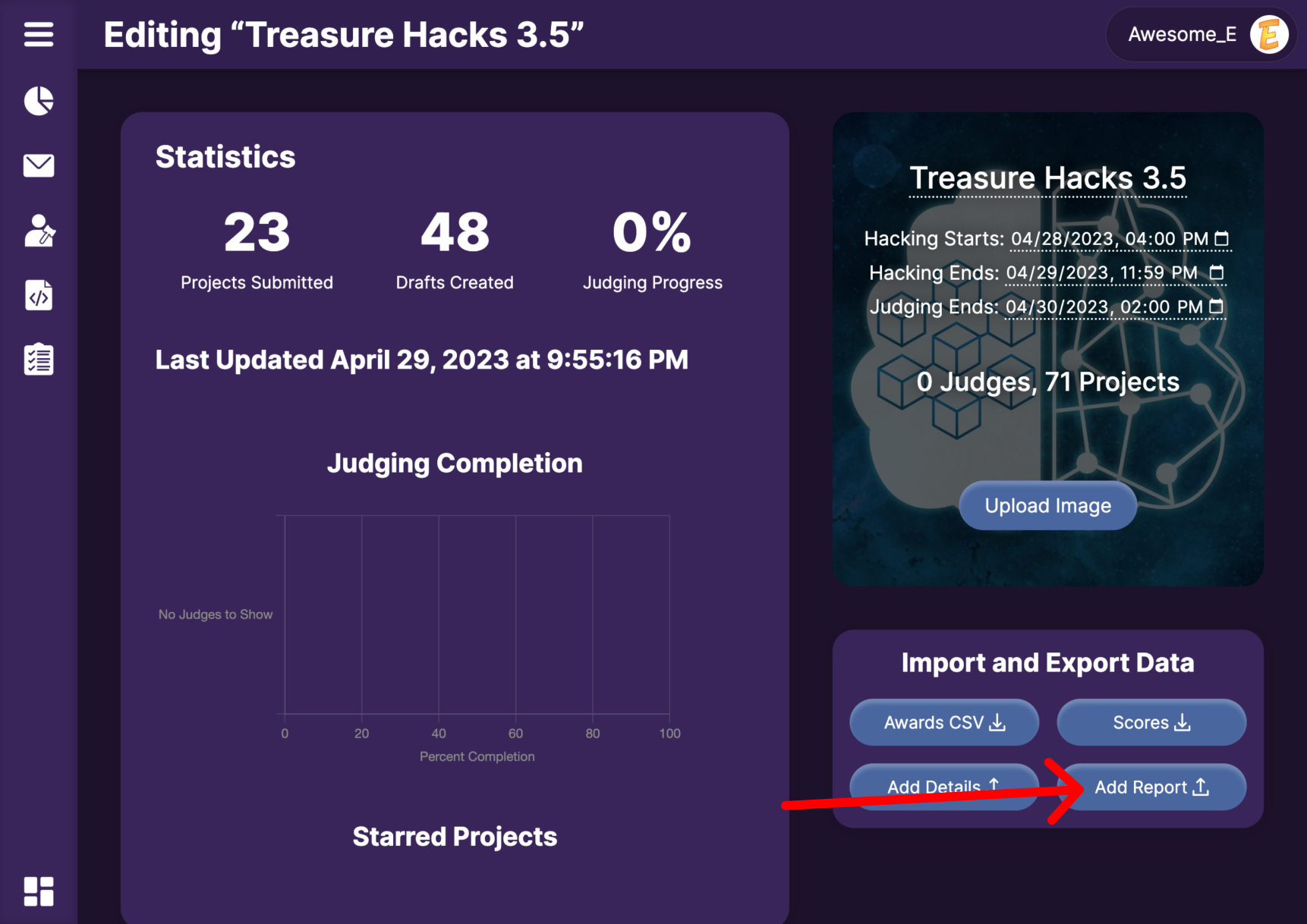 HackEval Data Import